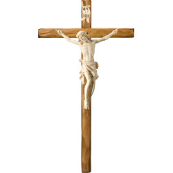 Cristo Pisa en cruz recta